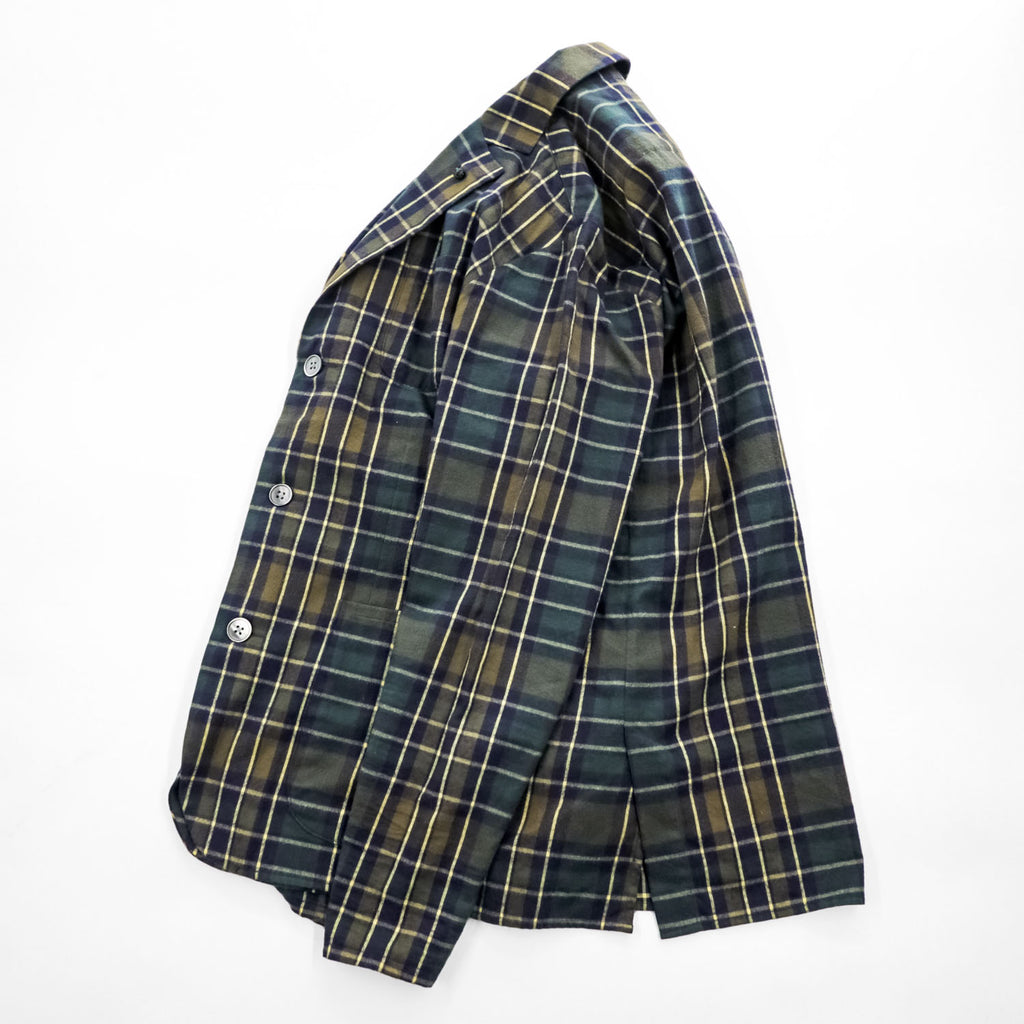 Gymphlex Cotton Plaid 3-Button Tailored Jacket Made in Japan J-1127 VHC-BY