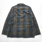 Gymphlex Cotton Plaid 3-Button Tailored Jacket Made in Japan J-1127 VHC-BY