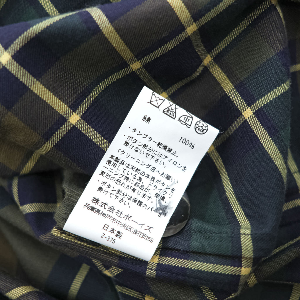 Gymphlex Cotton Plaid 3-Button Tailored Jacket Made in Japan J-1127 VHC-BY