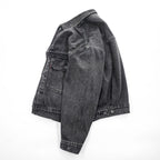 Levi's ビッグE 1stタイプ アレンジ デニムジャケット Gジャン STAY LOOSE TYPE1 トラッカージャケット S ブラック PREMIUM PC9-A2424-0001