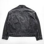 Levi's ビッグE 1stタイプ アレンジ デニムジャケット Gジャン STAY LOOSE TYPE1 トラッカージャケット S ブラック PREMIUM PC9-A2424-0001