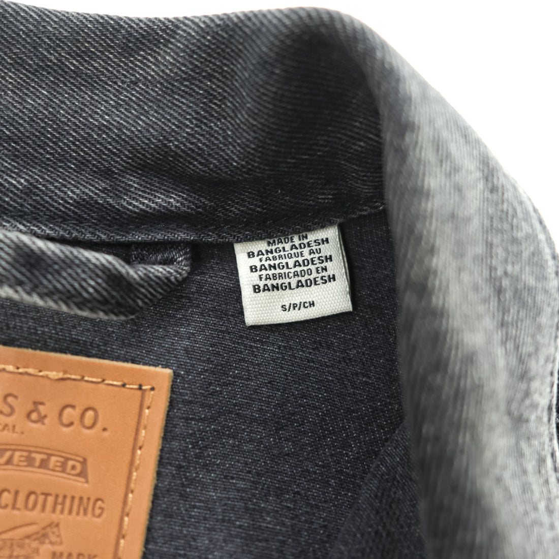 Levi's ビッグE 1stタイプ アレンジ デニムジャケット Gジャン STAY LOOSE TYPE1 トラッカージャケット S ブラック PREMIUM PC9-A2424-0001