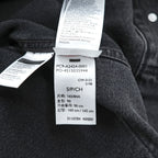 Levi's ビッグE 1stタイプ アレンジ デニムジャケット Gジャン STAY LOOSE TYPE1 トラッカージャケット S ブラック PREMIUM PC9-A2424-0001