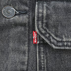 Levi's ビッグE 1stタイプ アレンジ デニムジャケット Gジャン STAY LOOSE TYPE1 トラッカージャケット S ブラック PREMIUM PC9-A2424-0001