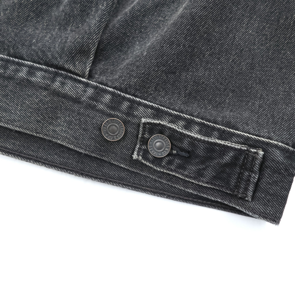 Levi's ビッグE 1stタイプ アレンジ デニムジャケット Gジャン STAY LOOSE TYPE1 トラッカージャケット S ブラック PREMIUM PC9-A2424-0001