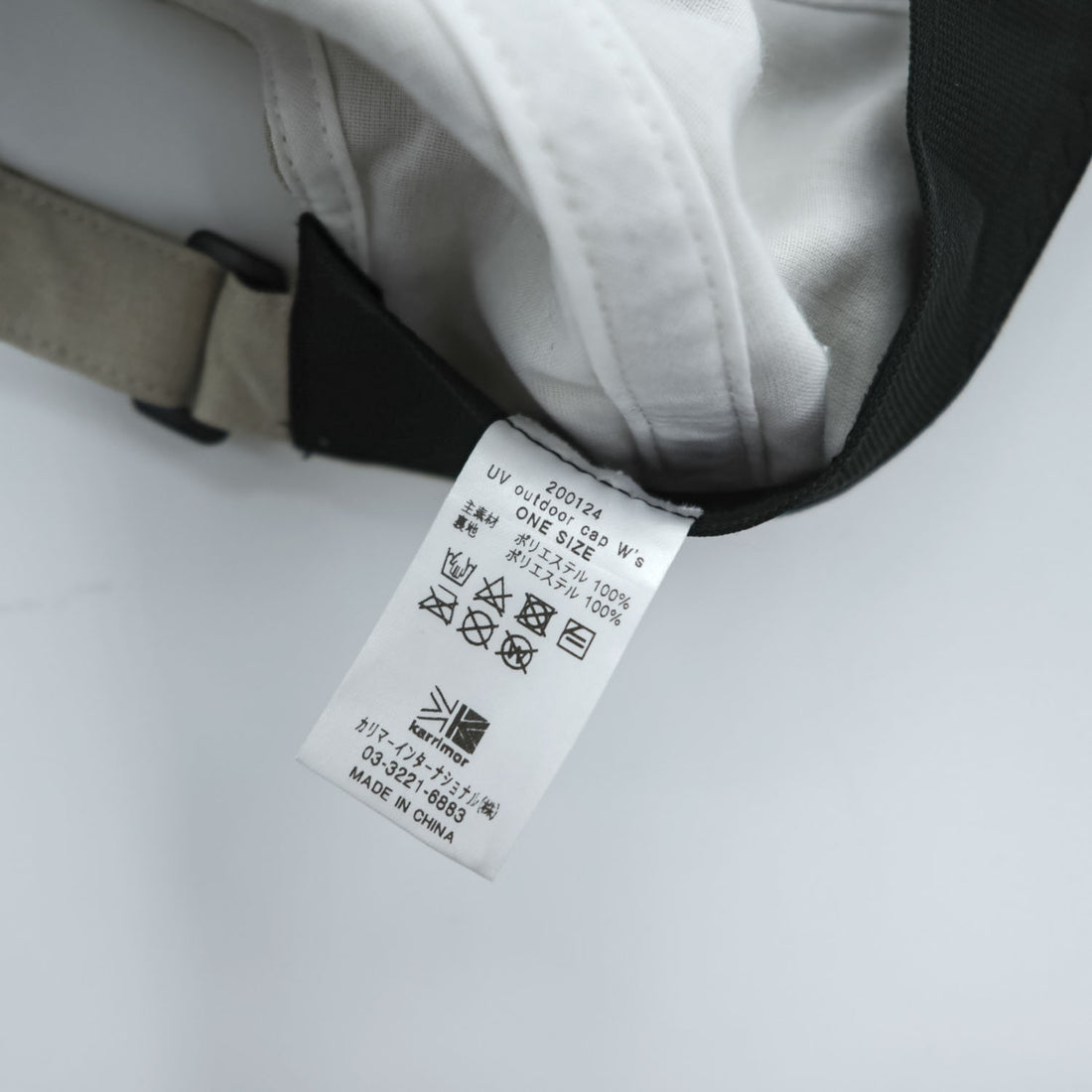 karrimor 6パネル キャップ アジャスターベルト FREE ベージュ UV OUTDOOR CAP 200124
