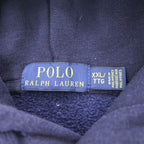 Polo Ralph Lauren Polo 67 USA Logo Print Pullover Hoodie Navy XXL