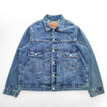 Levi's 2nd タイプ デニムジャケット Gジャン XL インディゴ ブルー タック プリーツ Relaxed Trucker Jacket PC9-A7632-0001