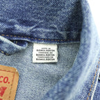 Levi's 2nd タイプ デニムジャケット Gジャン XL インディゴ ブルー タック プリーツ Relaxed Trucker Jacket PC9-A7632-0001