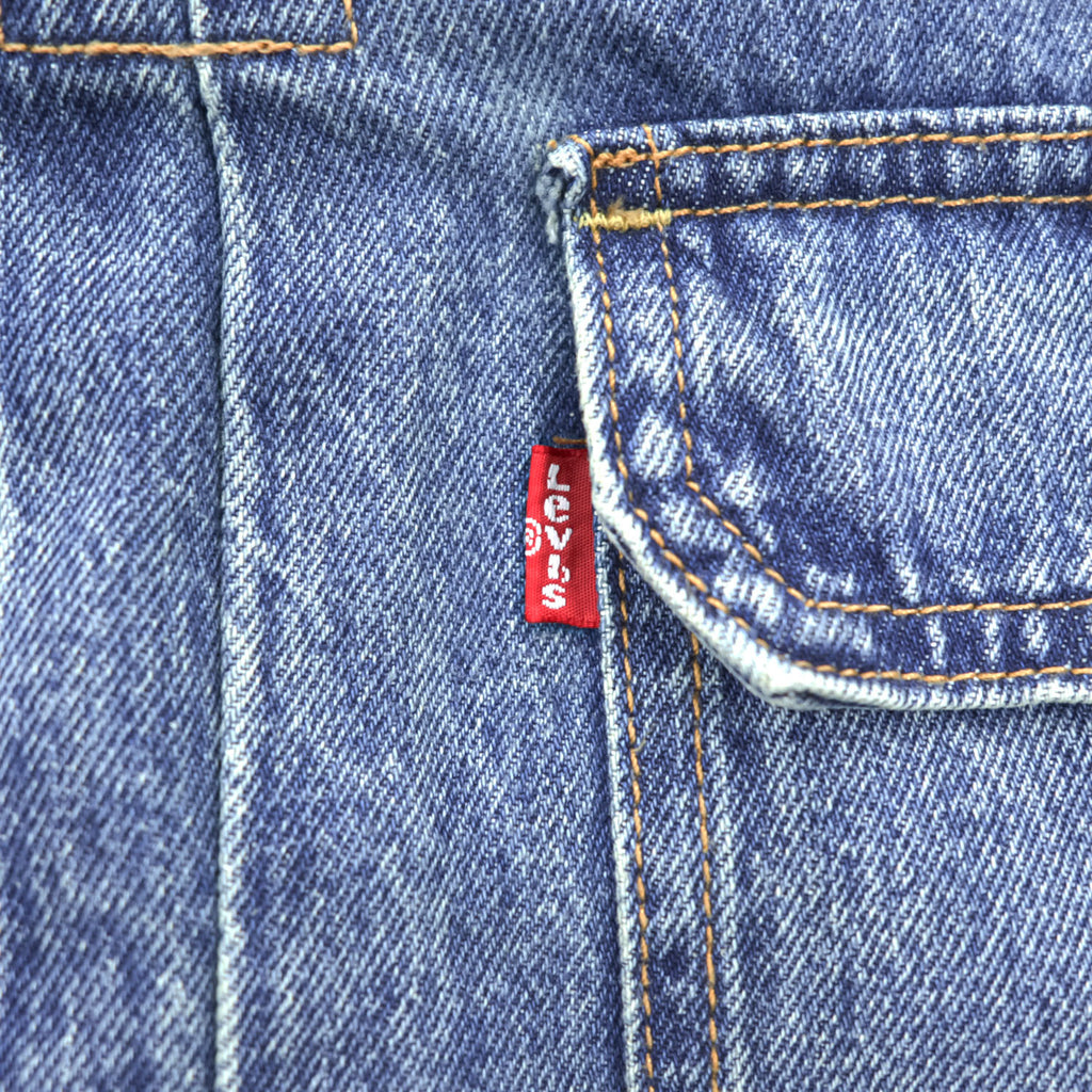 Levi's 2nd タイプ デニムジャケット Gジャン XL インディゴ ブルー タック プリーツ Relaxed Trucker Jacket PC9-A7632-0001