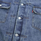 Levi's 2nd タイプ デニムジャケット Gジャン XL インディゴ ブルー タック プリーツ Relaxed Trucker Jacket PC9-A7632-0001