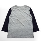 Jackman JM5582 Cotton Silk Color Block Pocket T-Shirt M Gray Navy