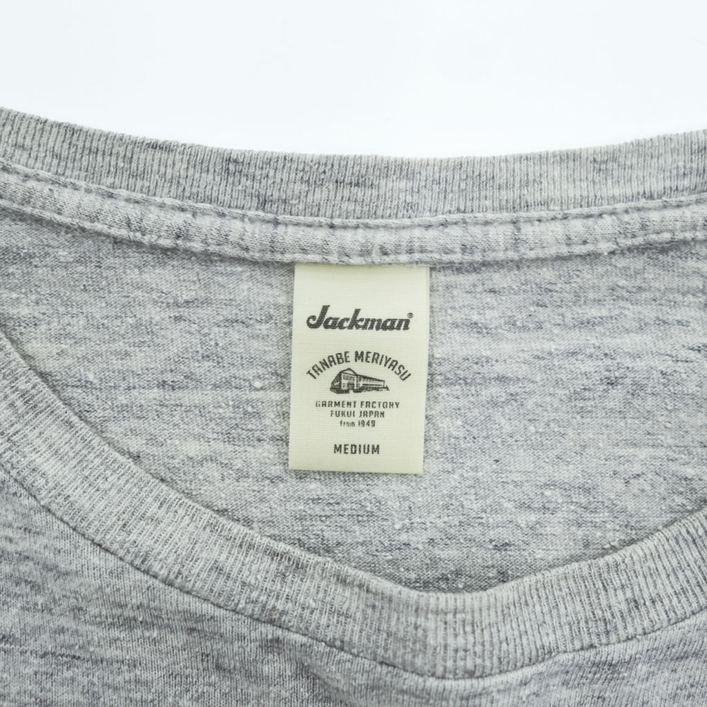 Jackman JM5582 Cotton Silk Color Block Pocket T-Shirt M Gray Navy