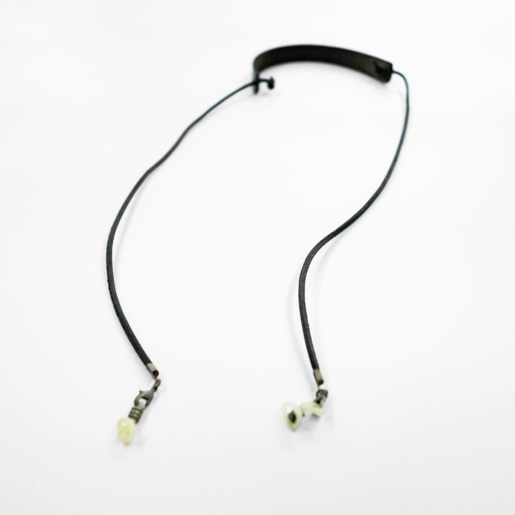 Hender Scheme Glass Cord Black Leather Eyeglass Strap Sunglasses Holder Made in Japan