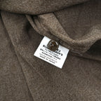 BUZZ RICKSON'S 日本製 長袖 ワークシャツ COTTON COVERT WORK SHIRT ブラウン シャンブレー ダブル 胸ポケット BR26082