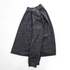 FilMelange DUOMO 日本製 モックネック長袖 ロングスリーブ ポケット Tシャツ L グレー ZTS-DUOMO-ORT