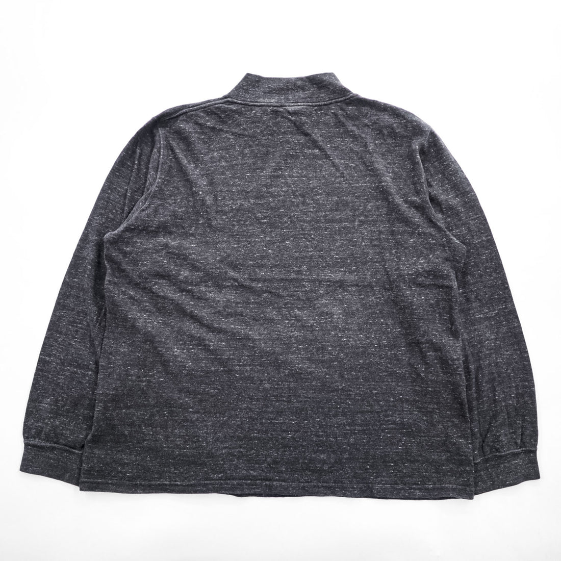 FilMelange DUOMO 日本製 モックネック長袖 ロングスリーブ ポケット Tシャツ L グレー ZTS-DUOMO-ORT