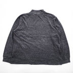 FilMelange DUOMO 日本製 モックネック長袖 ロングスリーブ ポケット Tシャツ L グレー ZTS-DUOMO-ORT