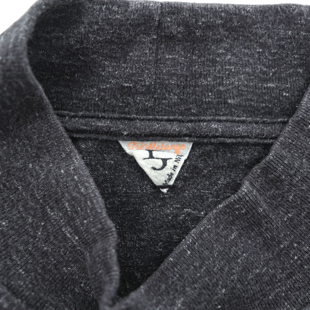 FilMelange DUOMO 日本製 モックネック長袖 ロングスリーブ ポケット Tシャツ L グレー ZTS-DUOMO-ORT