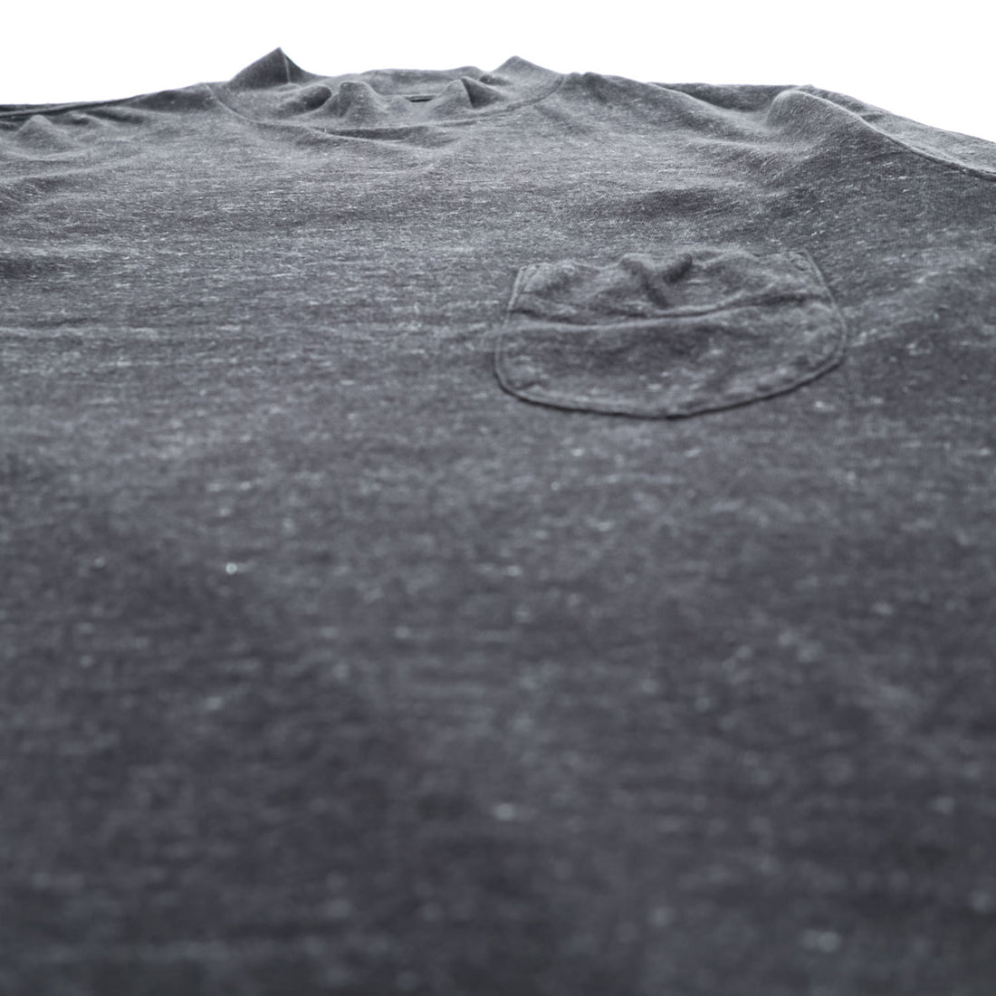 FilMelange DUOMO 日本製 モックネック長袖 ロングスリーブ ポケット Tシャツ L グレー ZTS-DUOMO-ORT