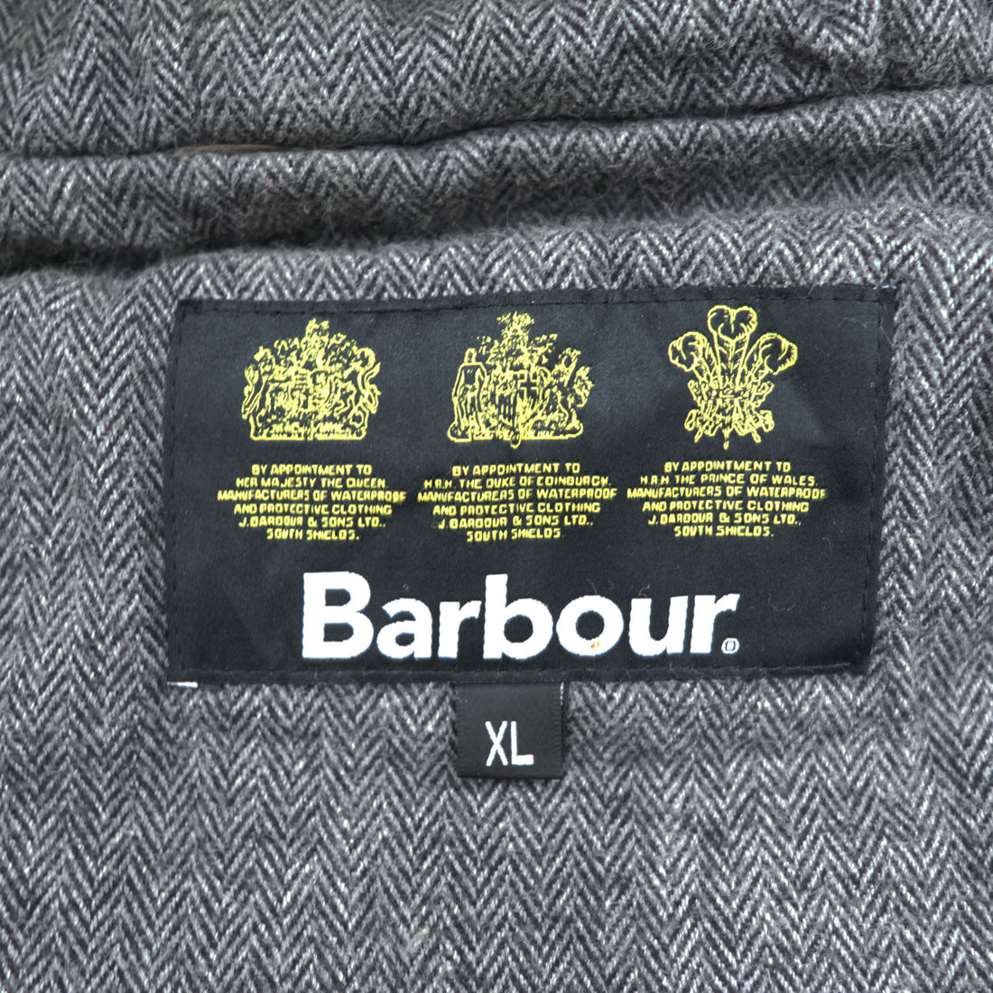 Barbour ギズバーン GISBURNE JACKET ワックスコットン オイルドジャケット ファーフード 着脱式 モッズコート XL ドローコード 中綿 キルティング MWX1223RU71