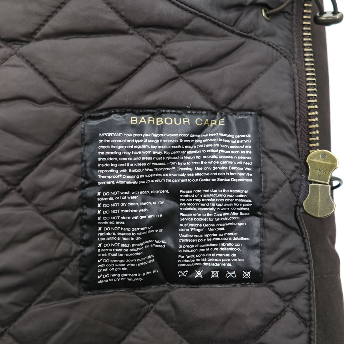 Barbour ギズバーン GISBURNE JACKET ワックスコットン オイルドジャケット ファーフード 着脱式 モッズコート XL ドローコード 中綿 キルティング MWX1223RU71