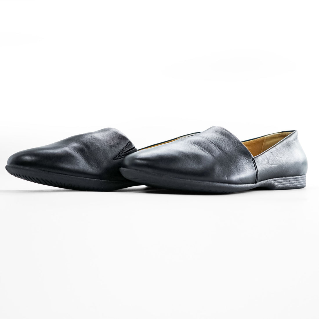 DANSKO ラリサ LARISA レザー フラットシューズ ローファー スリッポン 23.5cm ブラック 2036020200