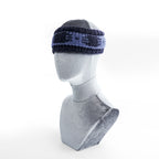 Patagonia Sapka Knit Headband Navy Blue Patterned Wool Blend Ear Warmer