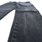 RUSTLER Black Denim Zip Fly Straight Jeans 30x30 Made in Nicaragua