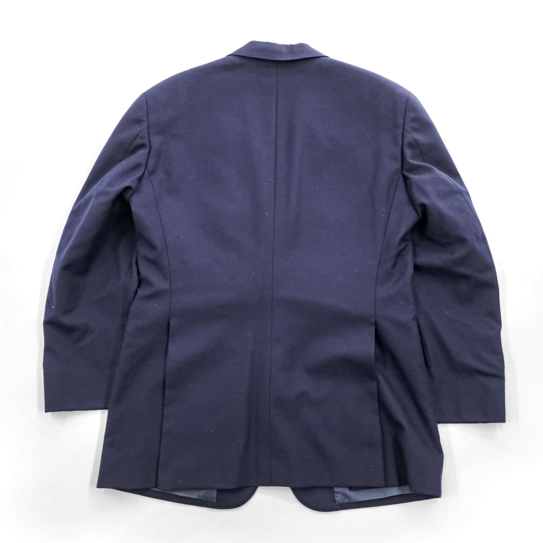 Polo Ralph Lauren Japan-made 90s Vintage Tailored Jacket Blazer, Size L, Navy Gabardine, 2-Button