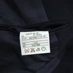 Polo Ralph Lauren Japan-made 90s Vintage Tailored Jacket Blazer, Size L, Navy Gabardine, 2-Button