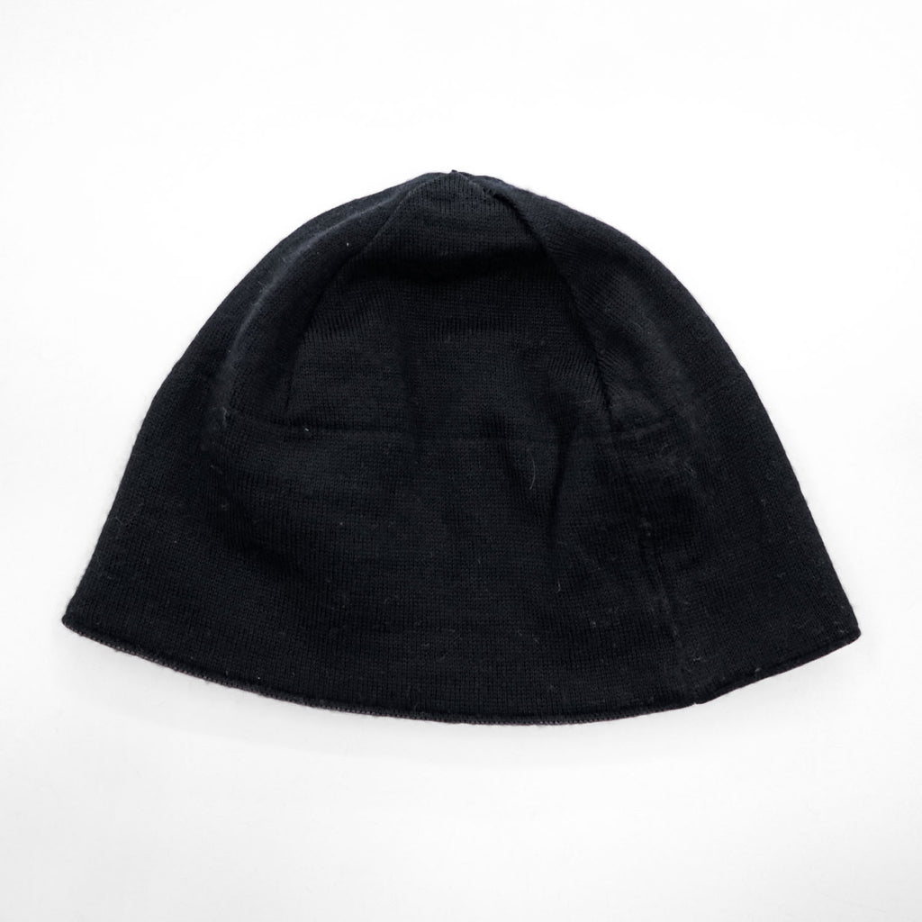 MAMMUT Reversible Knit Beanie Black Gray Mammoth Logo