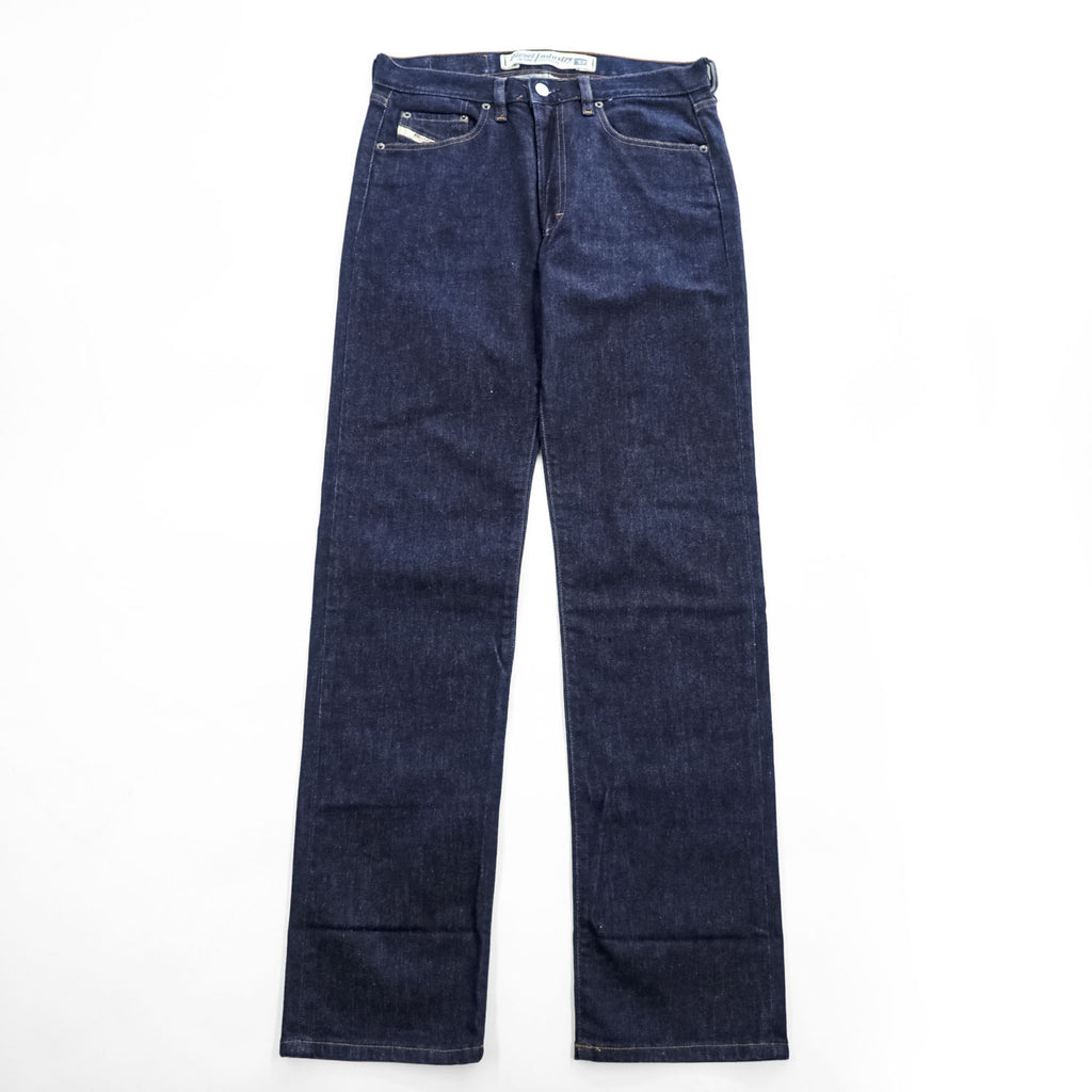DIESEL イタリア製 00年代 ヴィンテージ デニムパンツ Luster ジーンズ M インディゴ ブルー ストレッチ 濃紺 ジップフライ