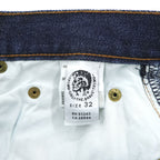 DIESEL イタリア製 00年代 ヴィンテージ デニムパンツ Luster ジーンズ M インディゴ ブルー ストレッチ 濃紺 ジップフライ