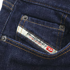 DIESEL イタリア製 00年代 ヴィンテージ デニムパンツ Luster ジーンズ M インディゴ ブルー ストレッチ 濃紺 ジップフライ