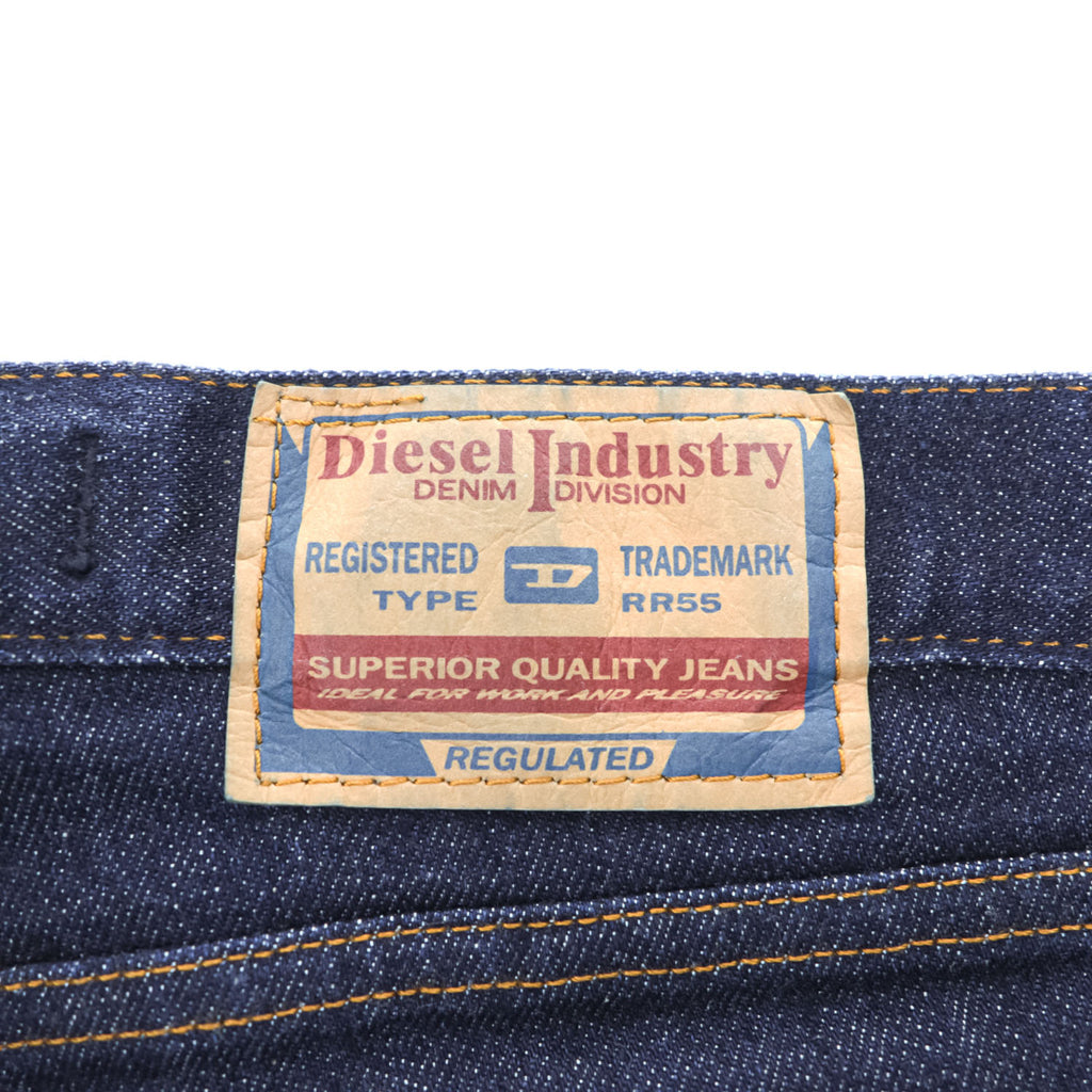 DIESEL イタリア製 00年代 ヴィンテージ デニムパンツ Luster ジーンズ M インディゴ ブルー ストレッチ 濃紺 ジップフライ