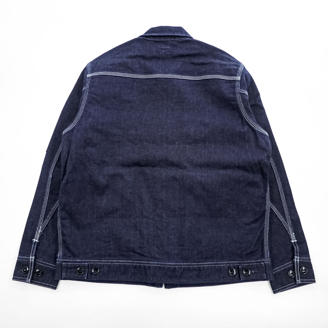 Lee Dark Indigo Denim Zip-Up Work Jacket Four Pocket
