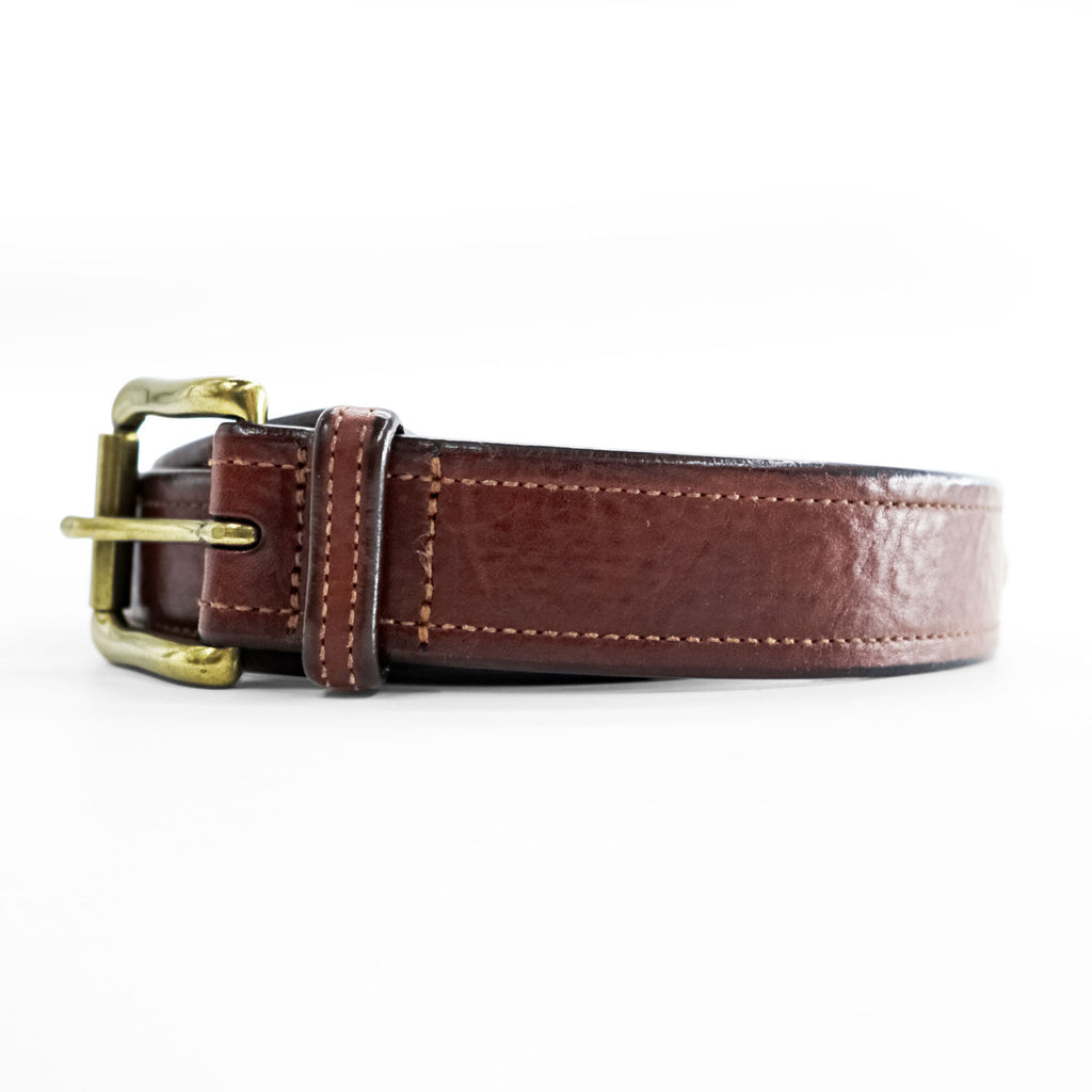 Polo Ralph Lauren Brown Italian Leather Belt Size 32/80 Pin Buckle
