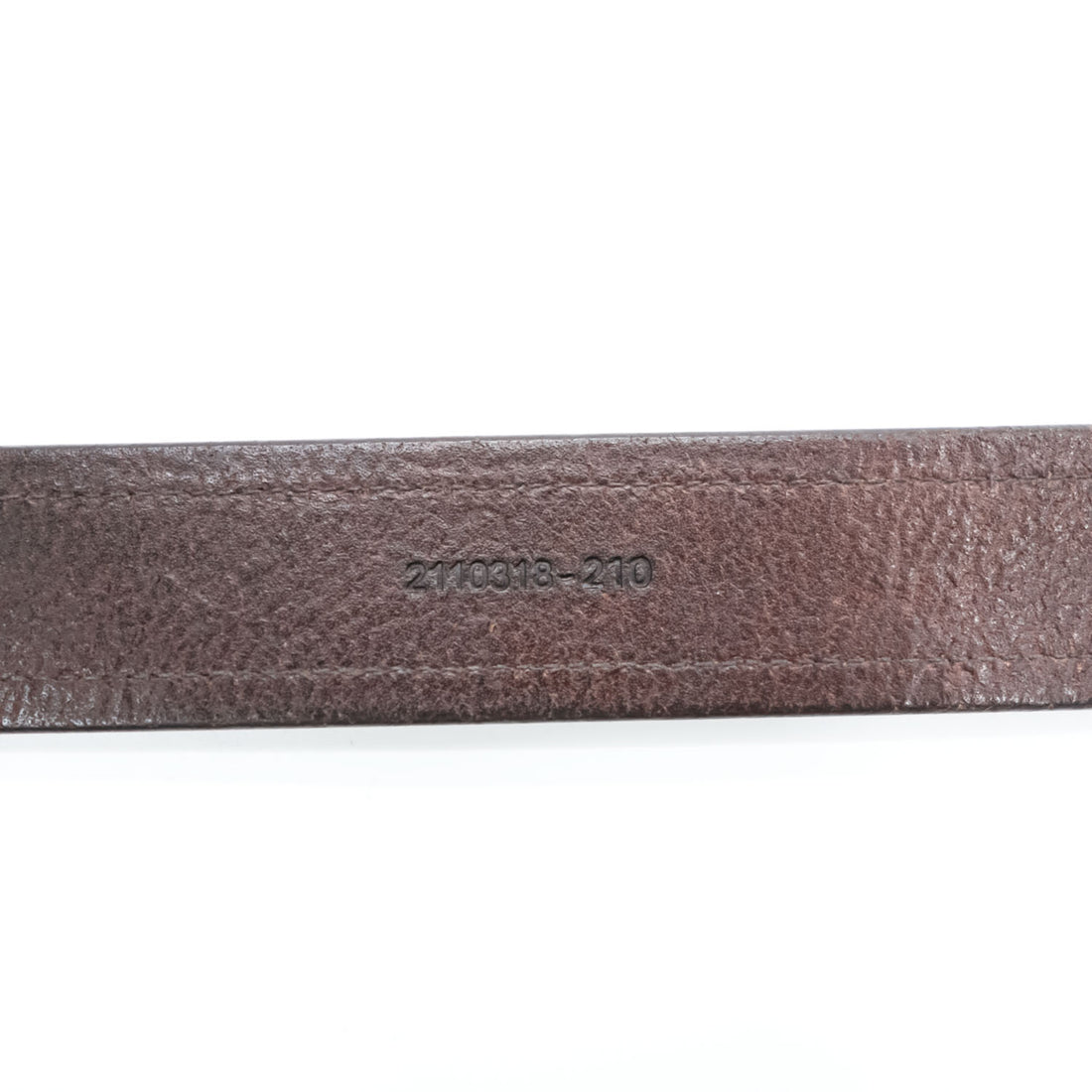 Polo Ralph Lauren Brown Italian Leather Belt Size 32/80 Pin Buckle