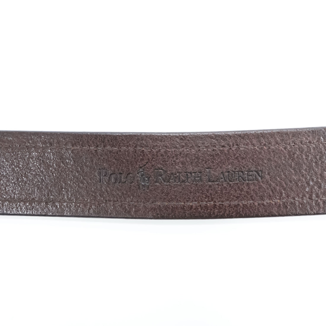 Polo Ralph Lauren Brown Italian Leather Belt Size 32/80 Pin Buckle