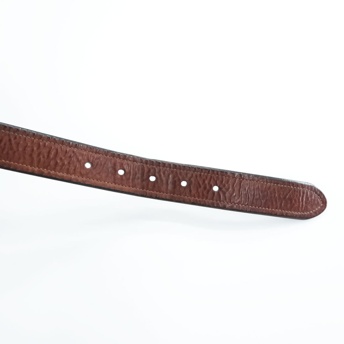 Polo Ralph Lauren Brown Italian Leather Belt Size 32/80 Pin Buckle