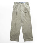 Brooks Brothers チノパンツ ADVANTAGE CHINO ELLIOT L ベージュ 2タック プリーツ ダブルカフス LIGHT WEIGHT