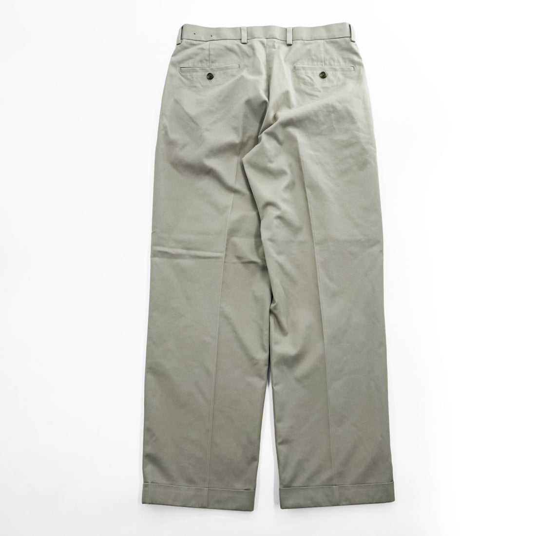 Brooks Brothers チノパンツ ADVANTAGE CHINO ELLIOT L ベージュ 2タック プリーツ ダブルカフス LIGHT WEIGHT