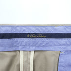 Brooks Brothers チノパンツ ADVANTAGE CHINO ELLIOT L ベージュ 2タック プリーツ ダブルカフス LIGHT WEIGHT