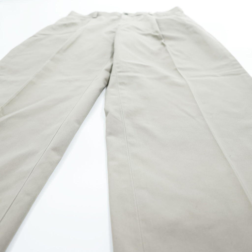 Brooks Brothers チノパンツ ADVANTAGE CHINO ELLIOT L ベージュ 2タック プリーツ ダブルカフス LIGHT WEIGHT