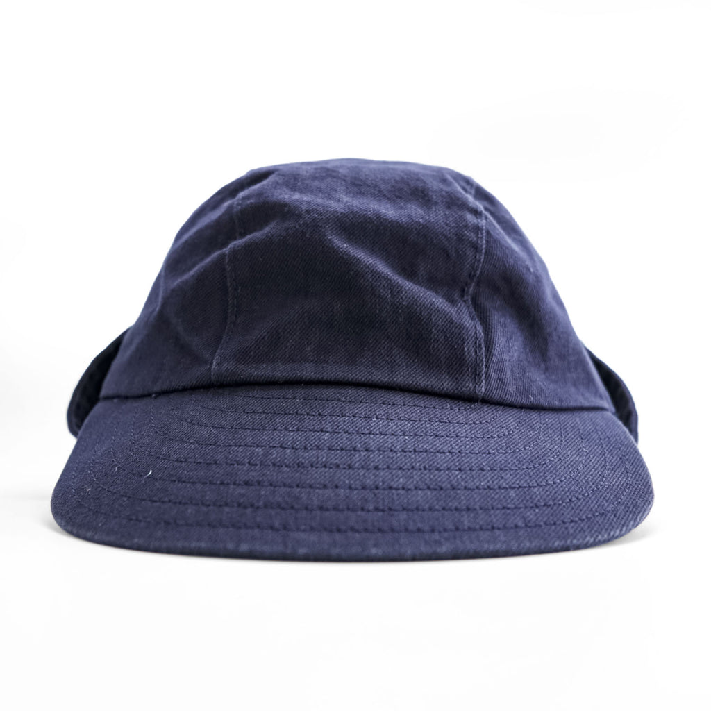 MHL x CA4LA 2018 Desert Cap Navy Cotton Military Neck Flap Hat Made in Japan