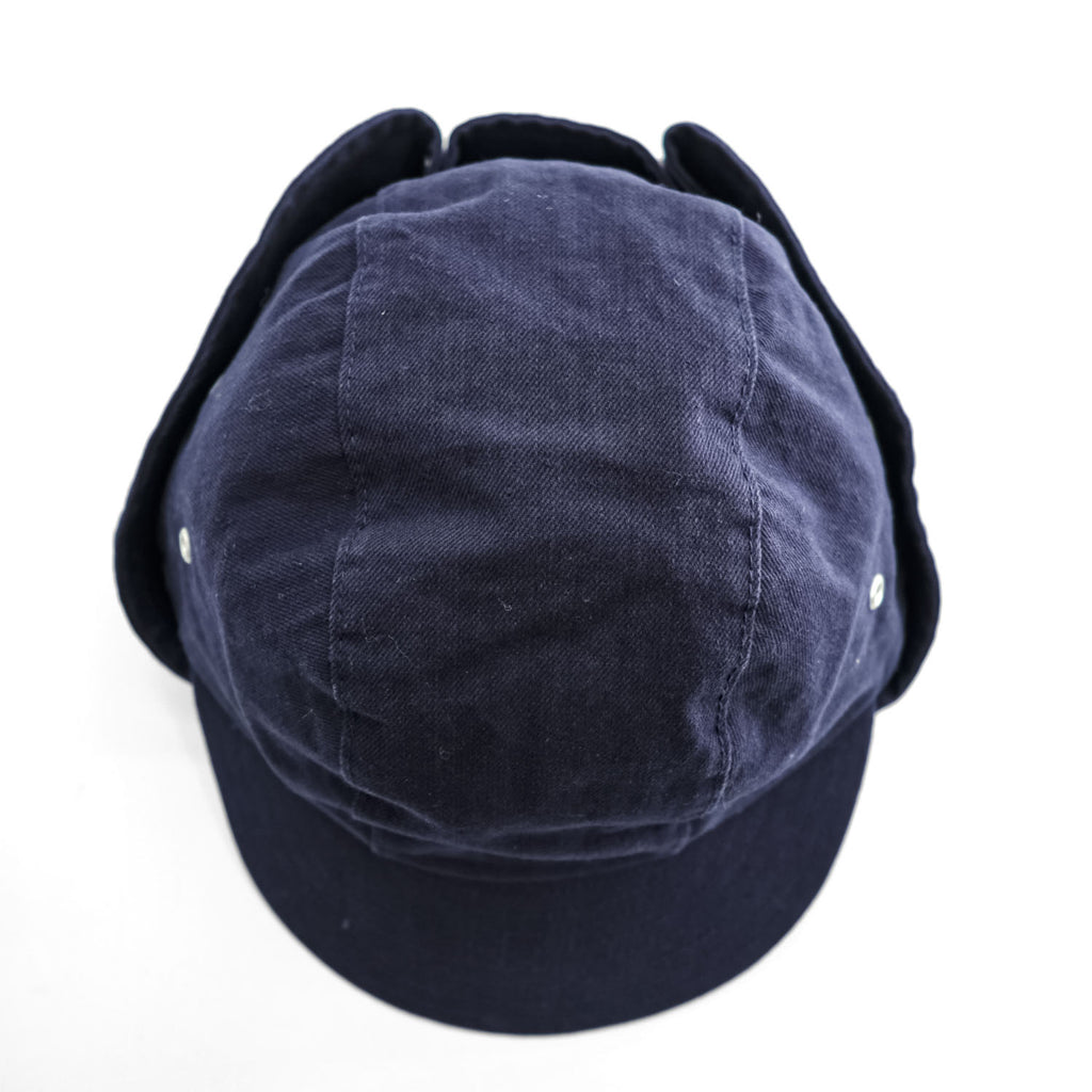 MHL x CA4LA 2018 Desert Cap Navy Cotton Military Neck Flap Hat Made in Japan