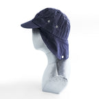 MHL x CA4LA 2018 Desert Cap Navy Cotton Military Neck Flap Hat Made in Japan