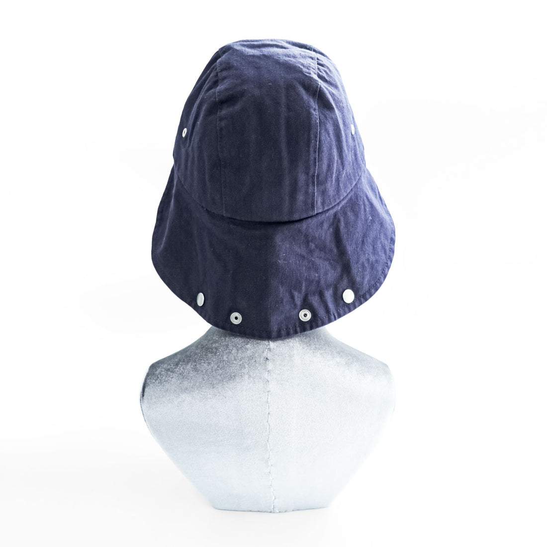 MHL x CA4LA 2018 Desert Cap Navy Cotton Military Neck Flap Hat Made in Japan