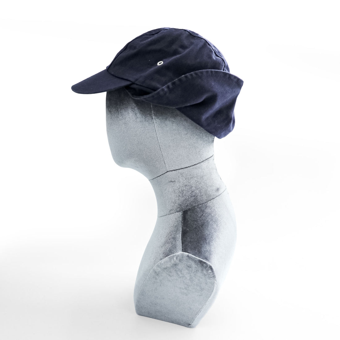 MHL x CA4LA 2018 Desert Cap Navy Cotton Military Neck Flap Hat Made in Japan